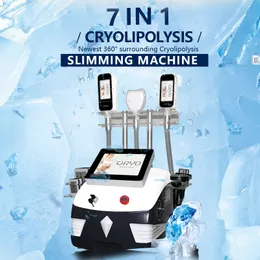 Multifunction 7 in 1 cryolipolysis fat freeze slimming machine body contouring cryo home use beauty equipment 2 years warranty