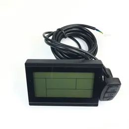 Freeshipping Electric Cykel 24/36 / 48/72V Intelligent KT-LCD3 Display E-Bike med USB-kontaktpanel SM / Vattentät tillbehör