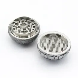 2 Zoll 3 Schichten Kräuter PokeBall Grinder Death Star Round Smoking Aluminium Grinders