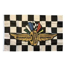 Indianapolis Motor Speedway Flag 3x5ft Poliester Outdoor lub Indoor Club Druk cyfrowy Banery i flagi hurtowo