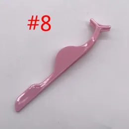 10 colori Multi-funzione Piegaciglia Clip per ciglia Pinzette in plastica Ciglia finte Clip per ciglia Strumento per trucco di bellezza 100 pezzi