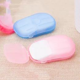 Sapone di carta usa e getta portatile lavaggio a mano schiumogeno Compresse Jabon De Mano Jabon Tablet Mini plastica Manuale Mini Dispenser di carta Sapone