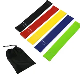 Yoga Resistance Bands Elastic Fitness Bands Gum Home Training Gym Träningsutrustning Expander Gummi Bands Workout