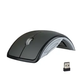 Bezprzewodowa mysz Pionowe Ergonomiczne Myszy USB Regulowane Regulowane Składane Mouses do PC Laptop Desktop Komputer HP Dell