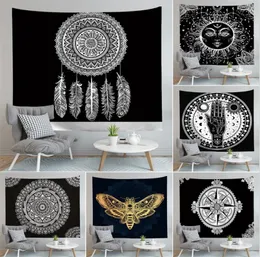 Mandala Tapestry Wand Hängende Blume Digitaldrucke Böhmen BettSpread Beach Tuch Matte Yoga Matte Decke