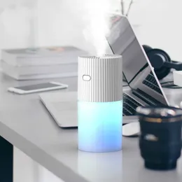 Night Light USB Mini Air Luftfuktare Bil Hem Office Essential Oljediffusor Arom Cool Mist Luftfuktare