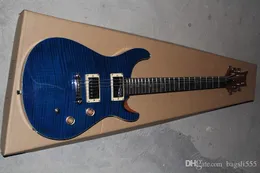 2020新しい到着ホット卸売ワンピースセットネックバードインレイフィンガーボードアーティストシリーズブルーエレキギター
