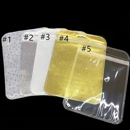 Borsa per imballaggio per maschera Borsa in plastica sigillata trasparente per conservare snack per maschera Borsa sigillata per cosmetici