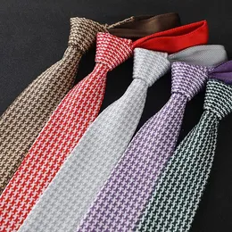 Linbaiway 6cm Sticka slips för mäns passar vanlig slips för bröllopsfest smoking broider skinny gravatas cravats custom logo