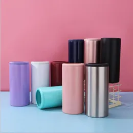 Tumblers Coke Cans Vacuum Thermos Stainless Steel Beer Bottle Sport Travel Coke car sport Water Mug Double Layers sea shipping LSK1083