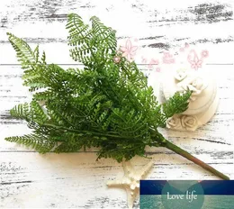 Riktig touch känsla fern leaf bunch 31cm längd konstgjorda blommor grönska evergreen växt för bröllop centerpieces dekorativa grönska