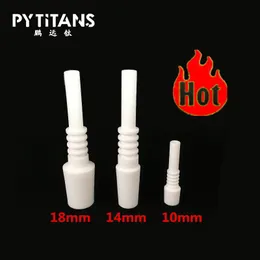 공장 가격 판매 10mm의 14mm에서 18mm domeless 세라믹 손톱에 맞게 꿀을 손톱 수집기 키트 흡연 유리 파이프 고품질