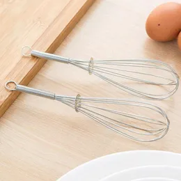 Stainless Steel Handle Egg Beater Drink Whisk Mixer Foamer Kitchen Egg Tools Mini Handle Mixer Stirrer Tools Agitator LX3371