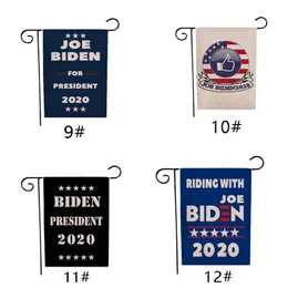 2020 30*45CM Biden Garden Flag New Amercia President Campaign Banners Supportor Polyester Biden Flags Banner Logo Print VT1447