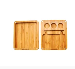 Puro manuale in bambù massiccio e piastra in legno di bambù per console operativa portasigarette in puro bambù e piastra per sigarette in legno
