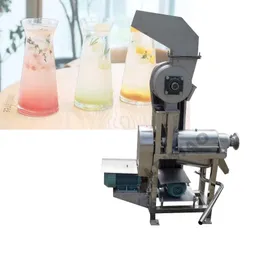 Commercial pineapple juicer machine/fruits juice extractor machine with single screw press coconut milk screw press machine
