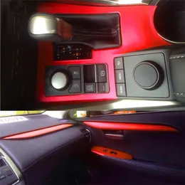 Für Lexus NX200 NX300 2014-2017 Selbstklebende Autoaufkleber 3D 5D Kohlefaser Vinyl Autoaufkleber und Abziehbilder Auto-Styling-Zubehör