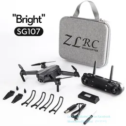 SG107 4K câmera dupla WiFi FPV Beginner Drone Kid Kids, posicionamento de fluxo óptico, altitude segure, inteligente Siga, gesto tirar foto, 2-3