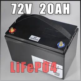 72V 20AH LiFePO4 litio ferro fosfato batteria impermeabile IP68 triciclo scooter