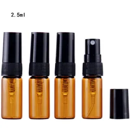2,5 ml Amber Glass Tube Spray Bottle Brown Dark Glass Bottle Medicament Underflaska kan användas för underprov sn4632