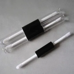 Plastic PETG double end 2*4ml lip gloss tube for cosmetic pakcing container