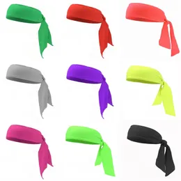 Fashion Head Band Bandeaux Put Knots Fabrics Rich Color Elastic Hairband Women Men Fitness Supplies Sport Tennis Cycling 4gy E2