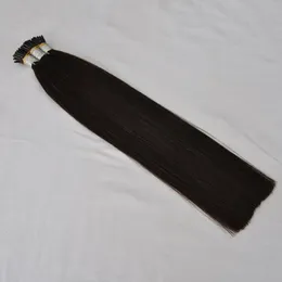 Najwyższa jakość 14 '' 16 '' 18 "20" 22 "24" Keratin Stick I Tip in Human Hair Extensions 200G 1G/s 100% Indian Remy Hair, bezpłatna wysyłka