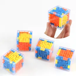 2020 Rolig 3D Maze Magic Cube Pussel Speed ​​Cube Pusselspel Labyrint Ball Leksaker Magical Maze Ball Games Educational Toys SX1256