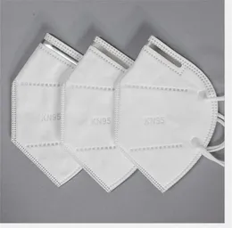 KN95 Masker Engångsansiktmask Vuxen KN 95 KN95 95kN All White Facemask Anti Dust Dammtät PM2.5 Maskmask