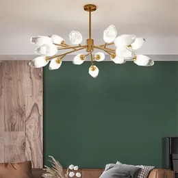 Modern minimalist odada kolye lamba camı moleküler lamba İskandinav villa yatak yemek odası kolye ışıkları yaşayan avize ışık lüks led