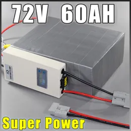 72V 60Ah LiFePO4 Аккумулятор, 4000W Электрический велосипед + BMS зарядное устройство 72V литий самокат электрический велосипед аккумуляторная батарея