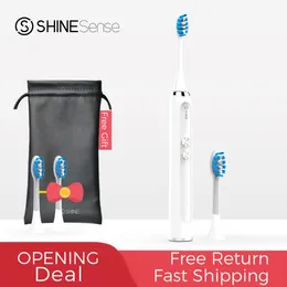Shinesense STB200 فرشاة الأسنان الكهربائية سونيك فرشاة الأسنان الموجات فوق الصوتية قابلة للشحن صندوق السفر رئيس ل xiaomi mijia soocas oclean