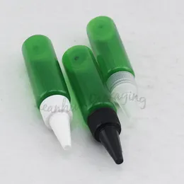 30 ml boş yeşil pet losyon krem ​​şişesi, 30g pet şampuan şişesi sivri ağız kapakları ile, doldurulabilir makyaj kapları