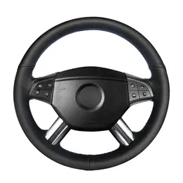 Hand-stitched PU Artificial Leather Steering Wheel Cover for Mercedes Benz W164 M-Class ML350 ML500 X164 GL-Class GL4