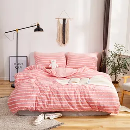 Świeży styl Home Pościel Zestawy łóżko Pościel Kołdry Pokrywa Płaski Sheet Pościel Zestaw Zima Full King Single Queen Bed Set