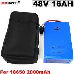 Bir Çanta İçin Bafang 500W 1000W motor Elektrikli bisiklet 18650 13S Ücretsiz Kargo ile 48V 16AH e-bisiklet Lityum Pil paketi