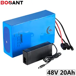 13S 48V 20Ah 750W 1000W 1500W electric bike battery pack 18650 ebike lithium ion with 50Amps BMS 2A Charger