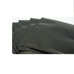 Svart Plain Pocket 200PCS Svart Aluminiumfolie Plattväska, Värme Öppna Tätbar Suger Packning Påse, Lila Röd Mylar