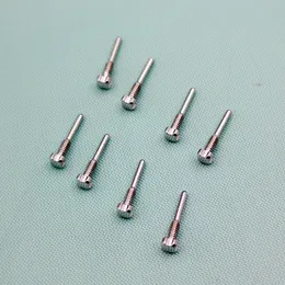 8 PCS 4 Star Four Star Silver Polished Stainless Steel Screw For RM RM 50-03 01 RM-11 RM011 Watchband Strap252q