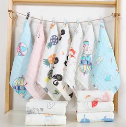 A mais recente toalha de tamanho de 30x30cm, crianças puras crianças pequenas quadradas Super Soft Handkerchief gaze saliva toalhas de bebê