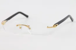 popolare Montatura senza montatura C Decorazione Occhiali con montatura in oro 18 carati Occhiali da vista di nuovo stile di alta qualità Montature per occhiali da sole Accessori per occhiali Accessori moda