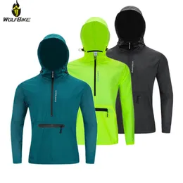 Wosawe Vindtäta Cykling Jackor Regnvattenavvisande Slitstark UV-skydd Running Sport MTB Bike Windbreaker