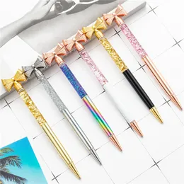 إبداع المعادن المعدنية الذهب احباط في النفط Quicks و Bow Ballpoint Pen Pens Advertising Hight