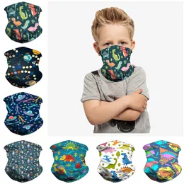 Moda Dzieci Magiczne Szaliki Drukowanie Szalik Bandanas Szyja Dzieci Gaiter Outdoors Ochronna Twarz Tarcza Wiatroszczelna Maska Kolarstwo Nakrycia głowy 2020