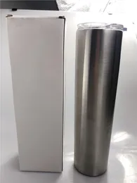 30ozステンレス鋼の細いタンブラーの二重壁真空断熱ストレートカップのビールのコーヒーマグワイングラスは蓋とわらのC2が付いているマグカップ