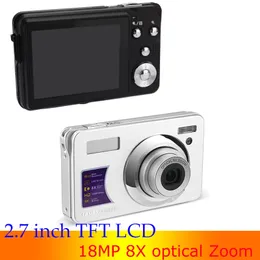 Billigare 2,7 "TFT LCD Digital Kameror Video Recorder 18mp 8x Optisk Zoom 1080p HD-kamera Anti-Shake Face Detection Coms DV DC-kg930