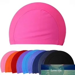 Moda Mens Doces Cores Tampas de Natação Unisex Nylon Pano Adulto Caps Duvidados À Prova D 'Água Caps Banhos 1000PCS / Lot Sn1194