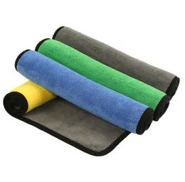 Ręczniki do czyszczenia samochodów Super miękkie Mikrofibry Chłonne Ręczniki 30 * 30 cm Grube Wax Polerowanie Coral Fleece Ręczniki Car Wash Care Odzież
