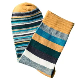 Stylish Men's colorful Autumn Fashion color striped so socks in tube casual cotton socks EU39-43 EU41-46 Size Soft Z031112734