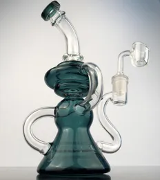 Hitman glas dab rig hookah sundae stack glas oljeplattor vattenrör bongs tjock robust med 14,5 mm banger manlig